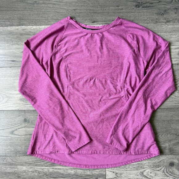 Spyder Tops - Spyder Active Women’s Pink Heathered Long Sleeve Workout Top Thumbholes Size XL